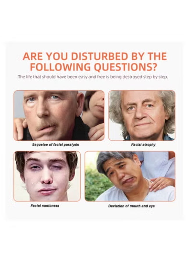 سوميفون Facial Paralysis Lifting Patch, Acupoint Massage, Facial Stiffness, Remove Blocking, 1 Pack 6 Patches 2 Pack - Image 3